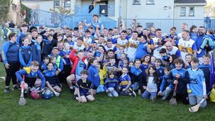 <p>Celebration time for Dromina after their Avondhu Junior A hurling final success. Picture: John Hannon</p> <p>Celebration time for Dromina after their Avondhu Junior A hurling final success. Picture: John Hannon</p>