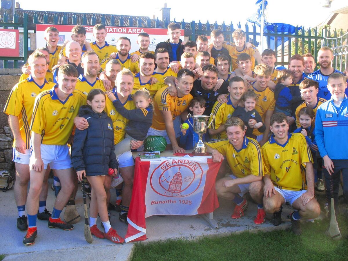 St Finbarr's AOS Security Seandún Junior B Hurling Champions 
