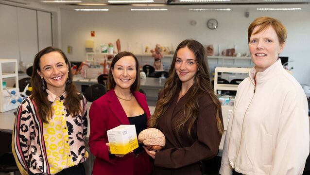 <p>Senior client advisor at Enterprise Ireland Ellen Ní Cléirigh with FemmeBiome founder Professor Siobhain O’ Mahony, the company’s chief operations officer Claire O’ Connor and director at UCC Innovation Dr Sally Cudmore. </p>