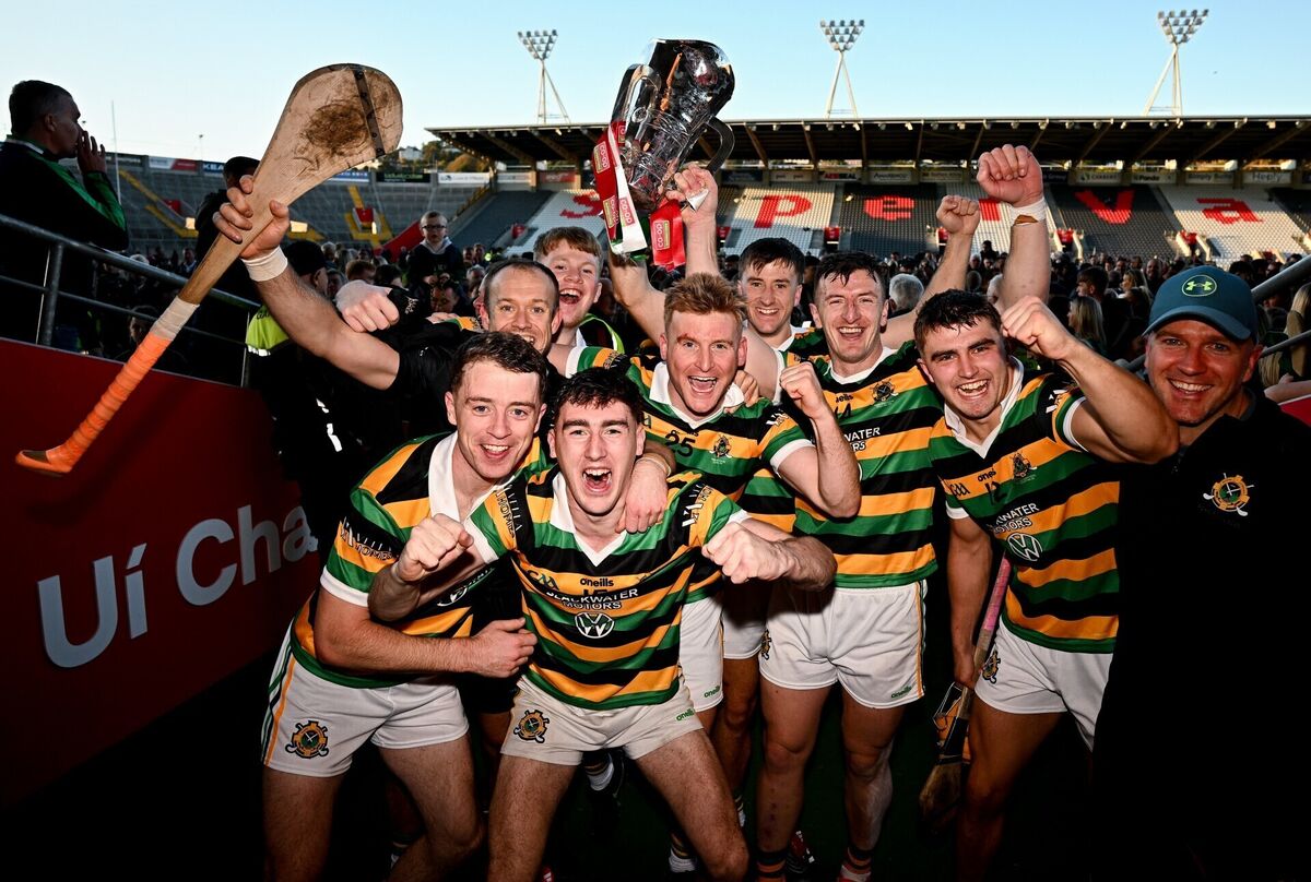 Glen Rovers players celebrate with the Seán Óg Murphy Cup. Picture: Seb Daly/Sportsfile Glen Rovers players celebrate with the Seán Óg Murphy Cup. Picture: Seb Daly/Sportsfile