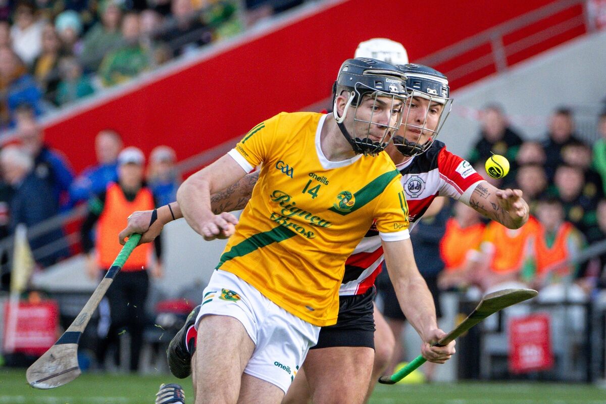 Ballincollig captain James Dwyer tackles Dungourney danger man Cillian O'Callaghan. Picture: Chani Anderson Ballincollig captain James Dwyer tackles Dungourney danger man Cillian O'Callaghan. Picture: Chani Anderson