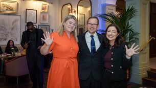 <p>Kylie Basnett, group corporate sales manager, Trigon Hotels; Padraic Hanrahan, interim general manager, Metropole Hotel, and Sandra Murphy, group brand and communications manager, Trigon Hotels, at the launch of The Metropole's jazz festival line-up. Picture: Vitaliy Makhnanov</p> <p>Kylie Basnett, group corporate sales manager, Trigon Hotels; Padraic Hanrahan, interim general manager, Metropole Hotel, and Sandra Murphy, group brand and communications manager, Trigon Hotels, at the launch of The Metropole's jazz festival line-up. Picture: Vitaliy Makhnanov</p>