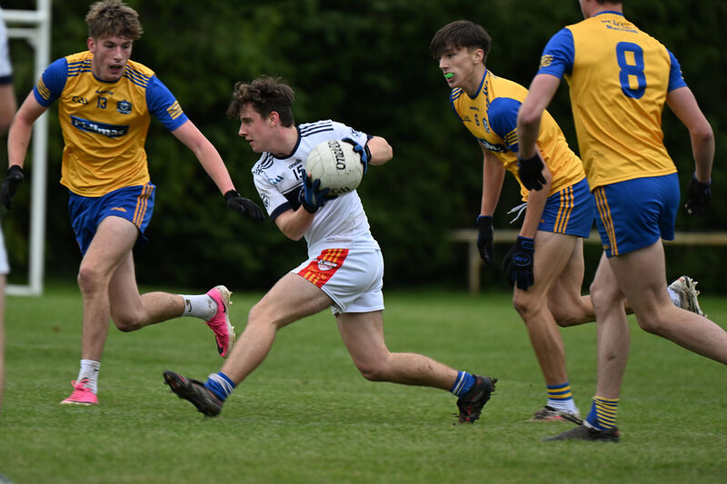 Cathal Murphy in action for Coláiste Choilm against De La Salle. Picture: Larry Cummins Cathal Murphy in action for Coláiste Choilm against De La Salle. Picture: Larry Cummins