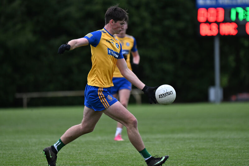 Ruairí O'Shea in action for De La Salle against Coláiste Choilm. Picture: Larry Cummins Ruairí O'Shea in action for De La Salle against Coláiste Choilm. Picture: Larry Cummins