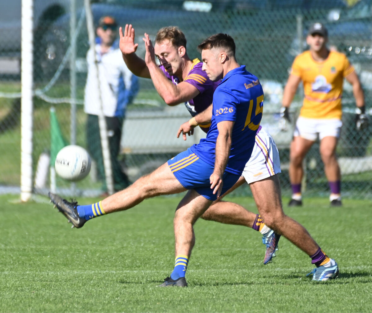 William Buckley kicks a point during St Finbarr's quarter-final win over Carbery. Picture: Eddie O'Hare William Buckley kicks a point during St Finbarr's quarter-final win over Carbery. Picture: Eddie O'Hare
