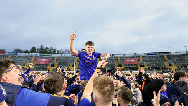 <p>John Wigginton Barrett of St Finbarr's celebrates with fans after last year's McCarthy Insurance Group Premier SFC final win over Nemo Rangers at SuperValu Páirc Uí Chaoimh. Picture: Inpho/Laszlo Geczo</p> <p>John Wigginton Barrett of St Finbarr's celebrates with fans after last year's McCarthy Insurance Group Premier SFC final win over Nemo Rangers at SuperValu Páirc Uí Chaoimh. Picture: Inpho/Laszlo Geczo</p>