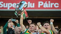 Adam Lynch lifts the Seán Óg Murphy Cup 18/10/2026
