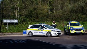 <p>Gardaí remain at the scene on the road between Carrigaline and Crosshaven, which remains closed following a fatal road crash in the early hours of this morning. Picture: Chani Anderson</p> <p>Gardaí remain at the scene on the road between Carrigaline and Crosshaven, which remains closed following a fatal road crash in the early hours of this morning. Picture: Chani Anderson</p>