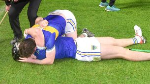 <p> Kilshannig players Conor Murphy and Bill Curtin celebrating their victory over St Catherine's. Picture: David Keane</p> <p> Kilshannig players Conor Murphy and Bill Curtin celebrating their victory over St Catherine's. Picture: David Keane</p>