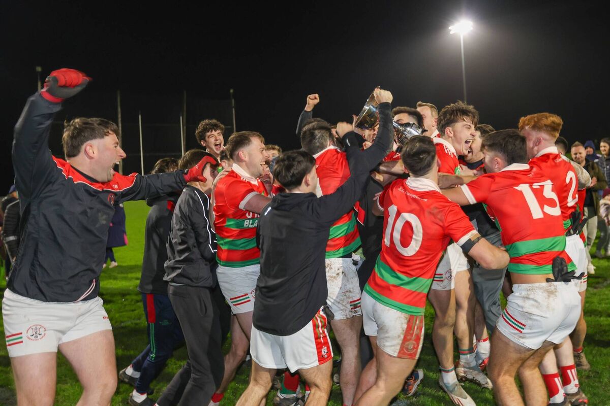 Joy for Carraig na bhFear at Dungourney on Saturday night. Picture: Denis O'Flynn. Joy for Carraig na bhFear at Dungourney on Saturday night. Picture: Denis O'Flynn.