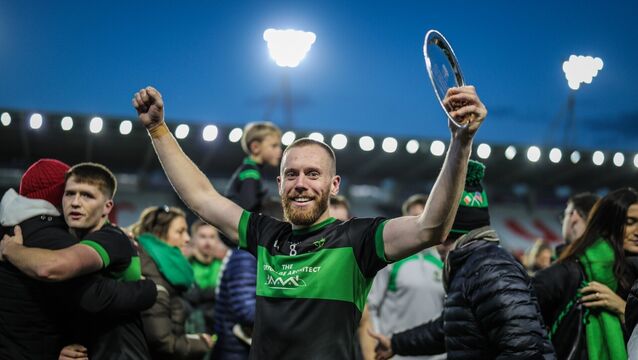 <p>Alan O'Donovan of Nemo Rangers celebrates after the match. Picture: David Ribeiro/INPHO</p>