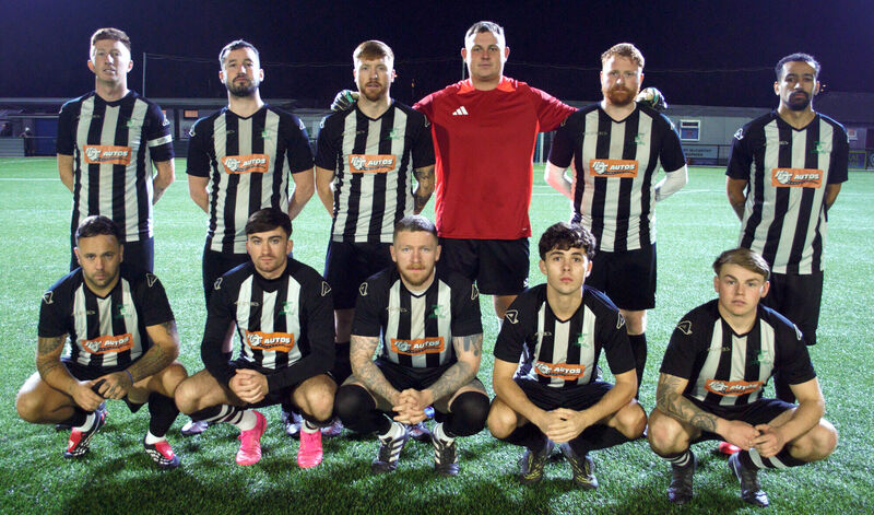 The Knocknaheeny Celtic side that drew 2-2 with Springfield in their Premier clash at St. Colman's Park.