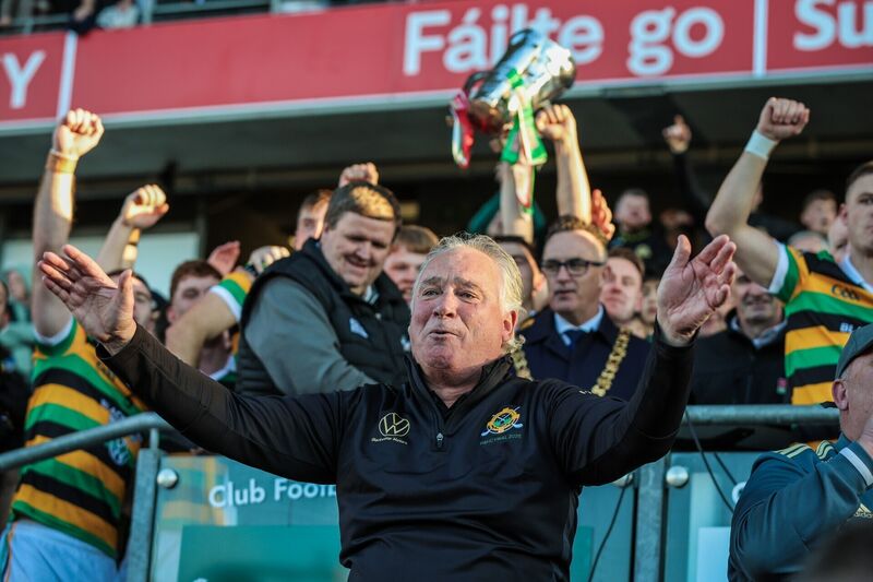 Glen Rovers manager Tomás Mulcahy celebrates after the win over the Barrs. Picture: INPHO/David Ribeiro Glen Rovers manager Tomás Mulcahy celebrates after the win over the Barrs. Picture: INPHO/David Ribeiro