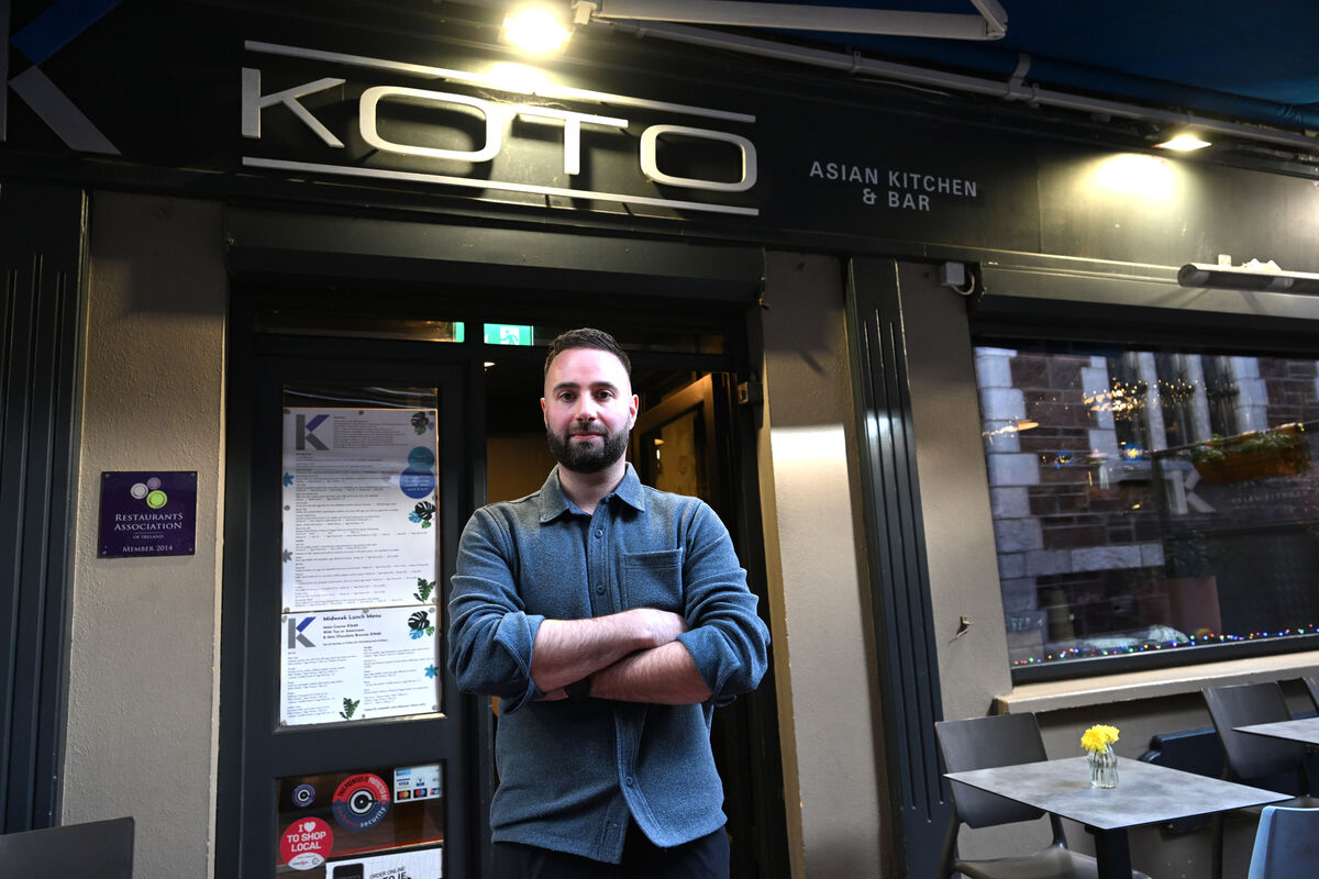 Jeff Safar, owner of KOTO Asian Kitchen & Bar, said rising costs are 'definitely a pressure'. Pictures: Larry Cummins. Jeff Safar, owner of KOTO Asian Kitchen & Bar, said rising costs are 'definitely a pressure'. Pictures: Larry Cummins.