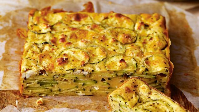 <p>John Torode and Lisa Faulkner's Courgette and Cheese Frittata Bake. See the recipe here</p> <p>John Torode and Lisa Faulkner's Courgette and Cheese Frittata Bake. See the recipe here</p>