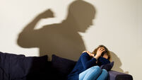 22508629 Depression, alcohol and domestic violence abuse stock