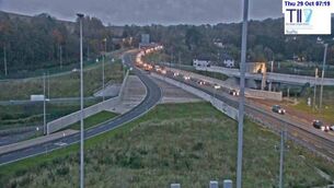 <p>Motorists using the M8 to reach the Dunkettle Interchange are starting to see delays as of 7.20am, with further congestion expected.</p> <p>Motorists using the M8 to reach the Dunkettle Interchange are starting to see delays as of 7.20am, with further congestion expected.</p>