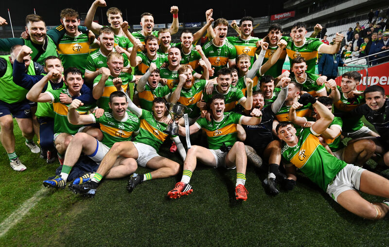 Kilmurry players celebrate after defeating Buttevant. Picture: Eddie O'Hare Kilmurry players celebrate after defeating Buttevant. Picture: Eddie O'Hare
