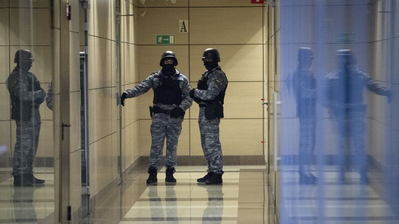 Alexei Navalny’s Moscow offices raided while he recovers abroad from poisoning