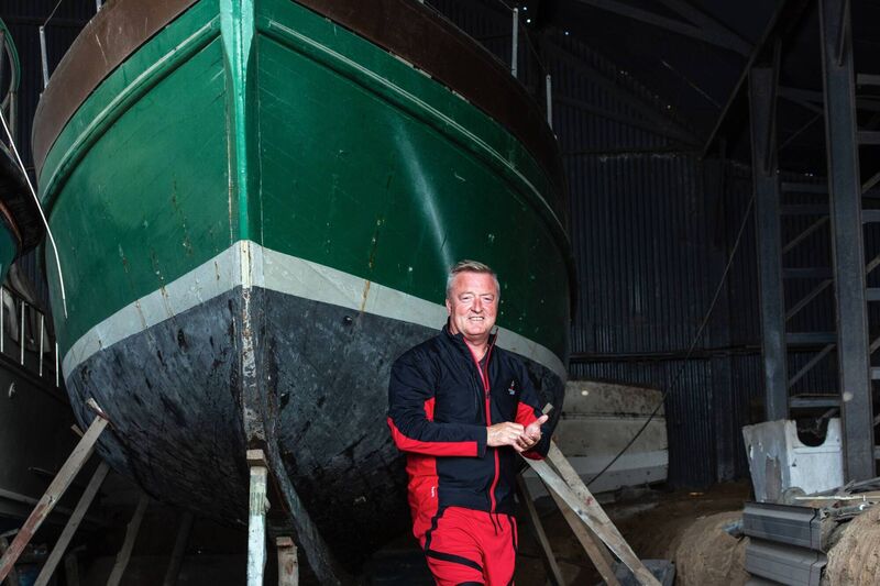 Pictured is Pearse Flynn at Crosshaven Boatyard. Pic Clare Keogh. 