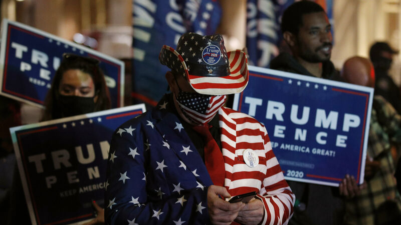 Top Republicans call for patience on vote counting in split with Trump
