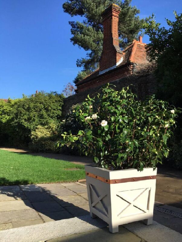 Planter made from Medite Tricoya Extreme with Accoya, from Abbey Woods.