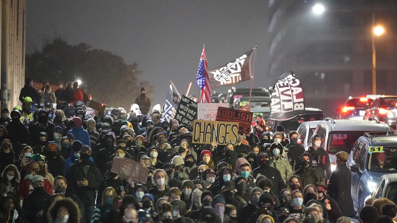 Scattered protests across US but no widespread unrest