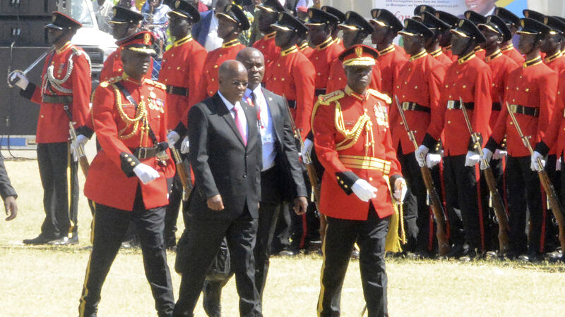 Tanzanian president begins second term after disputed election