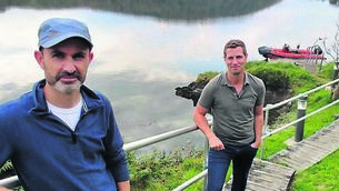<p class="contextmenu internal_Caption">Jonathan McCrea and Tom-Doyle at Lough Hyne in 10 Things To Know About, which runs on RTE 1.</p>