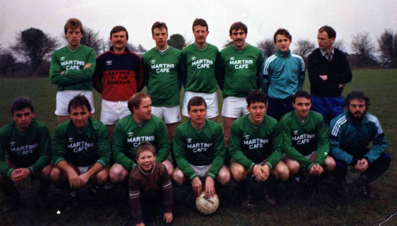 CIE Athletic's last title success was in 1989/90: Back: Mick Cotter, Peter Gregson (player-manager), Brian McSweeney, John Deasy, Gene Murphy, John Lynch, Chris McCarthy; front: Dermot O'Leary, John Moloney, Peter Connolly (CSL), Dave Desmond (c), Mark Doyle, Tony O'Leary, Pat O'Leary. Picture: Finbarr Buckley