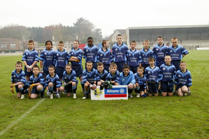 A Scoil Barra Sciath na Scol final team which includes Stephen Carroll, sixth from the right in the back row. Picture: Gerard Bonus