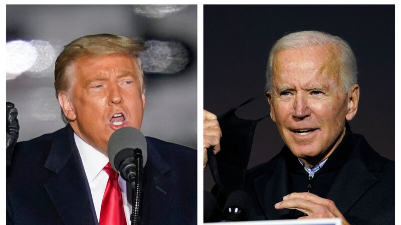 Donald Trump and Joe Biden hit swing states as campaign draws to a close Donald Trump and Joe Biden hit swing states as campaign draws to a close
