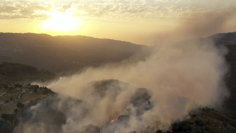 Thousands flee wildfires in Middle East amid heatwave Thousands flee wildfires in Middle East amid heatwave