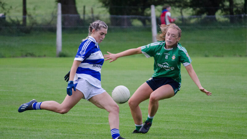Sarah Leahy is flying the flag for Aghada with the Cork ladies footballers