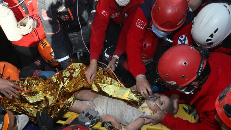 Rescuers pull girl from rubble four days after Turkey earthquake Rescuers pull girl from rubble four days after Turkey earthquake