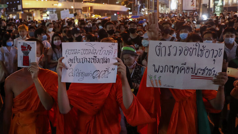 Thai demonstrators urge German government to investigate king’s stays in Bavaria