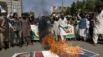 Pakistan France Protest