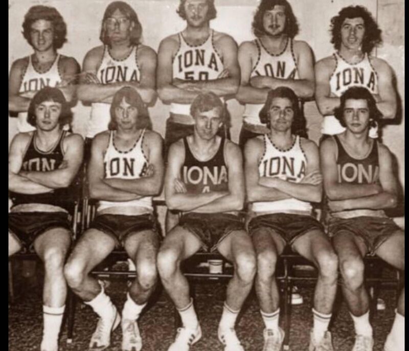 The Iona Senior Basketball team of 1976: Back row: Pat Hayes, Jackie Lynch, Greg Creagh, Donal Horgan, Walter McCarthy. Front: Jim Crowley, Jimmy Barry, Pat Quirke, Dommie Dalton, Denis Daly. The Iona Senior Basketball team of 1976: Back row: Pat Hayes, Jackie Lynch, Greg Creagh, Donal Horgan, Walter McCarthy. Front: Jim Crowley, Jimmy Barry, Pat Quirke, Dommie Dalton, Denis Daly.