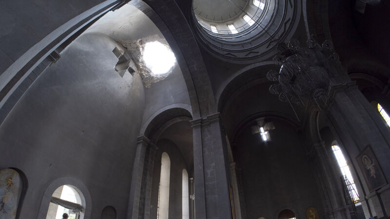 Armenia says cathedral shelled in clashes with Azerbaijan Armenia says cathedral shelled in clashes with Azerbaijan