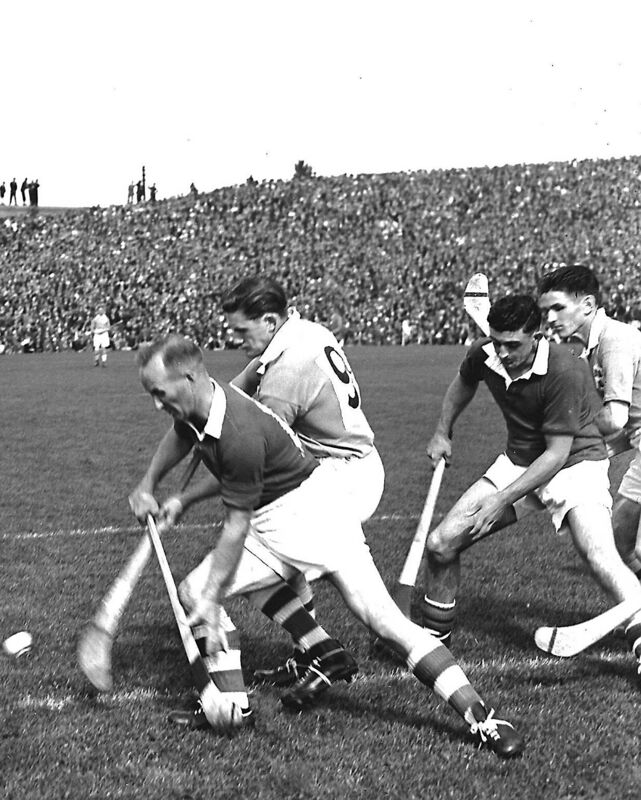 MAN AND BALL: Christy Ring in the heat of battle against Dublin in the 1952 All Ireland final at Croke Park. MAN AND BALL: Christy Ring in the heat of battle against Dublin in the 1952 All Ireland final at Croke Park.