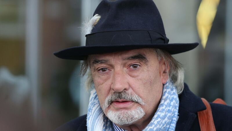 Ian Bailey leaving the Central Criminal Courts as The High Court has rejected a third attempt by French authorities to extradite Ian Bailey for the murder of Sophie Toscan du Plantier. Photo: RollingNews.ie