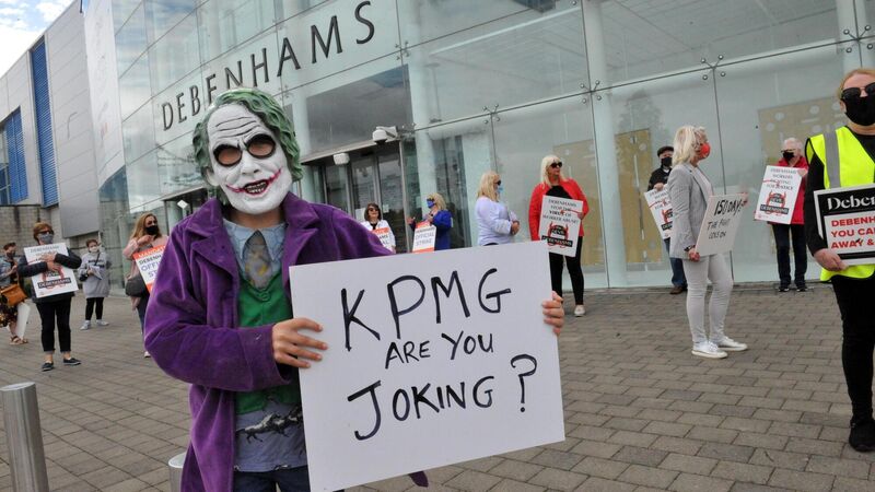 Pictures: Debenhams dispute reaches 150 days as workers protest in Cork 