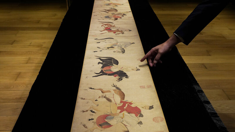 700-year-old Chinese scroll sells for £30.5 million in Hong Kong