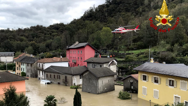 French rescuers search for eight missing in floods after two killed in Italy French rescuers search for eight missing in floods after two killed in Italy