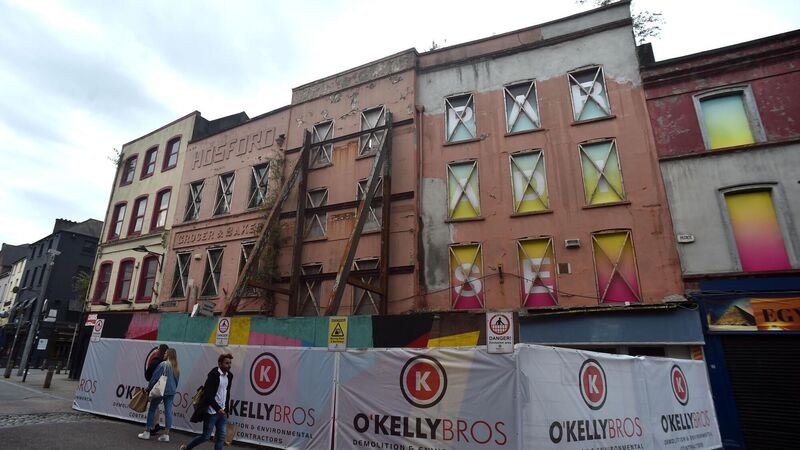 'New beginning' for Cork's North Main Street with removal of building facade protection 'New beginning' for Cork's North Main Street with removal of building facade protection