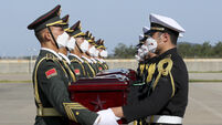 South Korea China War Remains