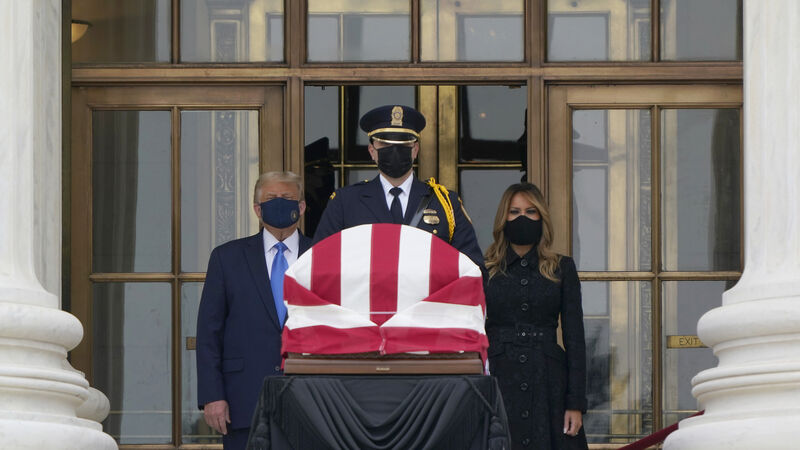 Trump booed while paying respects to Ginsburg Trump booed while paying respects to Ginsburg