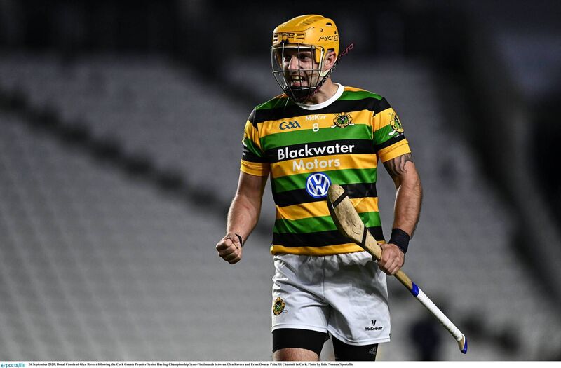 Donal Cronin of Glen Rovers celebrates. Picture: Eóin Noonan/Sportsfile Donal Cronin of Glen Rovers celebrates. Picture: Eóin Noonan/Sportsfile