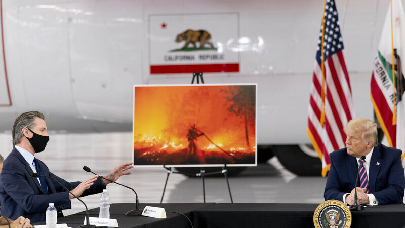 Deadly wildfires divide Trump and governors of West Coast states Deadly wildfires divide Trump and governors of West Coast states