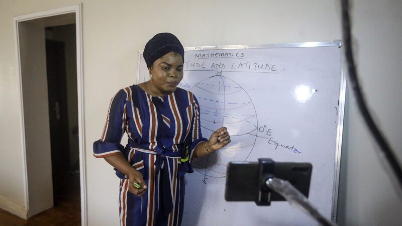 ‘I feel that I can teach the whole world’: Nigerian teacher hails online classes ‘I feel that I can teach the whole world’: Nigerian teacher hails online classes